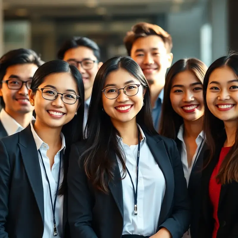 Vietnamesische Azubis